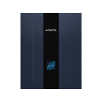 AOKOL Inverter suhu rendah belah R32 sumber udara Mini pabrikan Tiongkok 8-10kw A +++ sistem pompa pemanas udara ke Air panas musim dingin
