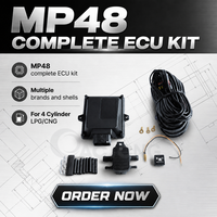 Unidad de Control Electrónico ACT MP 48 ECU OBD de 4 Cilindros con Software de Depuración Informática para Kit de Conversión de Gas para Automóviles CNG LPG