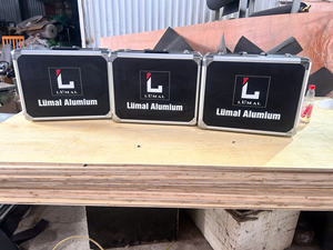 Caja de Herramientas Moderna de Aluminio con Interior de Espuma Personalizable, Caja de Almacenamiento Negra y Blanca para Accesorios de Vidrio, Herramientas y Equipos - Product Image 3