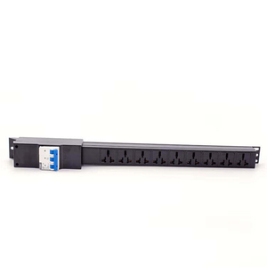 <span class=keywords><strong>Regleta</strong></span> de alimentación PDU montada en rack con protección contra sobrecargas, disyuntor y carcasa ignífuga, adecuada para gabinetes de servidores - Product Image 4