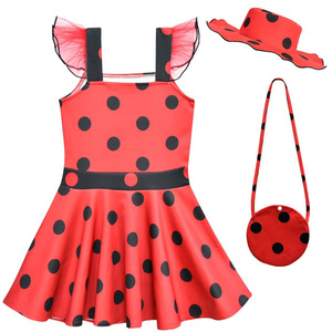 Costume de princesse coccinelle pour filles, inspiré de la télévision et du cinéma, tenue de carnaval d'Halloween - Product Image 6