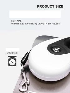 Automatic Reflective Nylon Ribbon Retractable <b>Dog</b> Leashes <b>Extendable</b> Pet <b>Leads</b> Leash For Walking No Tangle Ps525 - Ps-Lh - Product Image 6