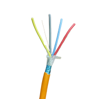 Cable de resistencia al fuego de seguridad 22AWG 18AWG 2 núcleos 4 núcleos 1, 5 mm2 o 2, 5 mm2 100M carrete blindado Cable de alarma contra incendios sin blindaje