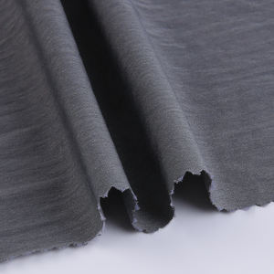Tissu de crêpe de Jersey de Sublimation tissé léger 100% poly 120GSM teint par plaine saoudien japonais gris noir - Product Image 3