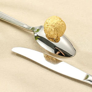 Juego de Cubiertos de Acero Inoxidable 304 de Lujo al por Mayor, Estilo Columna Romana, Pulido Espejo, <span class=keywords><strong>Tenedores</strong></span> y Cucharas, para <span class=keywords><strong>Restaurante</strong></span> y Hotel - Product Image 3