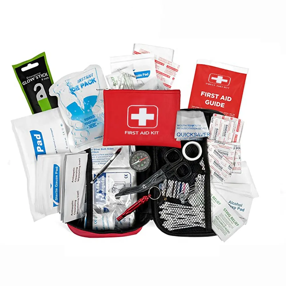 Full or empty geleite k9 mini running first aid kit cfs canvas bags with ice pack eye wash