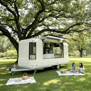 Rimorchio Mobile per Alimenti in Acciaio Inossidabile Progettato per la Produzione di Hamburger, Pizza e Gelato per Uso Commerciale e Catering - Product Image 5