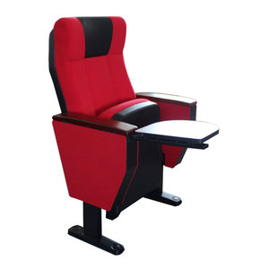 Chaise d'auditorium Tenzo rouge avec tablette d'écriture pour cinéma, théâtre, salle de conférence, salle de réunion, opéra. - Product Image 2