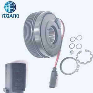ชุดคลัตช์คอมเพรสเซอร์ A/C <span class=keywords><strong>24V</strong></span> สำหรับ Audi Tt VW Jetta SD7V16รถยนต์เครื่องปรับอากาศและ1J0820803B ทำความร้อน - Product Image 5
