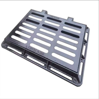Couvercles de puits rectangulaires en fonte ductile conformes EN124 600x600 C250, fabrication par coulée de précision, couleur personnalisée, grilles de protection d'arbres, service OEM/ODM