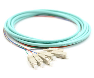 Pigtail de Fibra Óptica de 12 Colores, SC APC UPC LC FC ST SM MM Simplex, 0.9mm, Buffer Ajustado, FTTH, 1m, Monomodo - Product Image 4