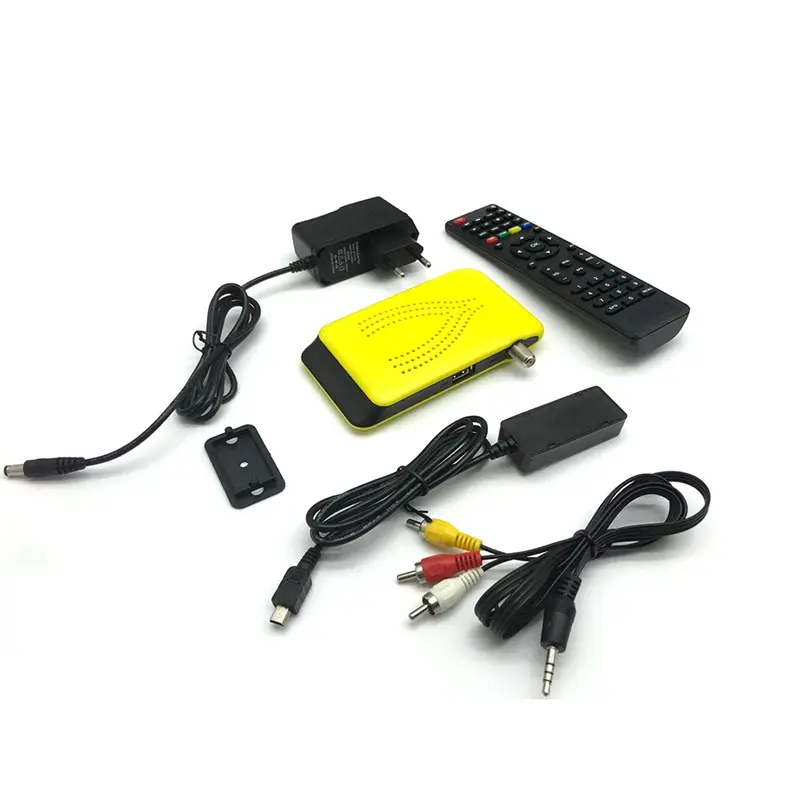 Più poco costoso di decoder TV MINI Ricevitore Satellitare FTA con Biss Chiave Powervu WiFi del USB di Sostegno PVR per la registrazione e la riproduzione TV canali