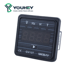 Voltmètre numérique à affichage LED GV13T 220V AC monophasé 380V, accessoires pour générateur, tension, courant, résistance, température - Product Image 3