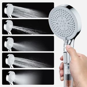 Leelongs Anti-calcaire Économie d'<span class=keywords><strong>eau</strong></span> Haute pression Double Face Rinçage Remplaçable PP Coton Filtre Pomme de <span class=keywords><strong>douche</strong></span> - Product Image 2