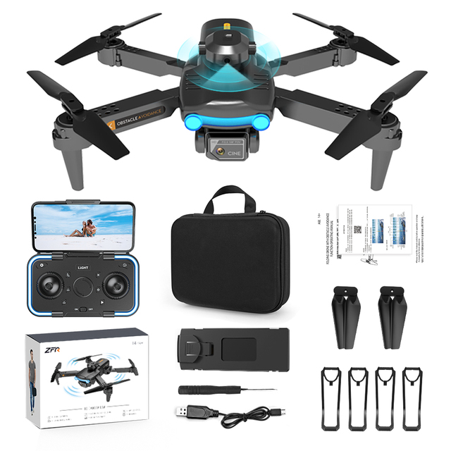 F187 Foldable Rtf Drone 4K HD Dual Camera Quadcopter Optical Flow Obstacle Avoidance Drone Spar k Drone Image 4k