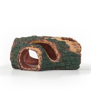 Décoration de cachette en résine pour animaux - Ornement d'aquarium et de terrarium en fausse boisée morte pour reptiles - Product Image 3