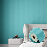 Papier peint auto-adhésif 3D en lin Ixpe, autocollant mural à peler et coller, revêtement mural imperméable pour la décoration intérieure de la maison, de l'hôtel et du bureau