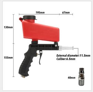 Pistolet de sablage pneumatique Portable 90psi, petite Machine de sablage à Air réglable, dérouillage, antirouille, atomiseur - Product Image 3