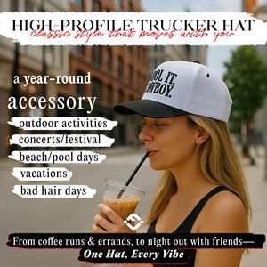 Casquette de baseball structur<span class=keywords><strong>é</strong></span>e bicolore blanc et noir, brod<span class=keywords><strong>é</strong></span>e style cowboy, à visière incurv<span class=keywords><strong>é</strong></span>e, 5 panneaux, r<span class=keywords><strong>é</strong></span>glable, d<span class=keywords><strong>é</strong></span>contract<span class=keywords><strong>é</strong></span>e - Product Image 2