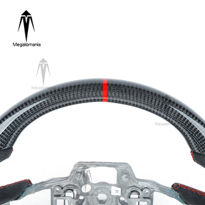 Volante de Fibra de Carbono para Ford <span class=keywords><strong>Mustang</strong></span> 2018, Volante con Luces LED - Product Image 3
