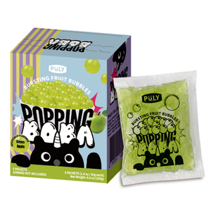 High Quality Thin Skin Green Apple Popping <b>Boba</b> <b>Bubble</b> Tea Ingredients Juicy Easy to Prepare For Food Importers For Smoothies - Product Image 3