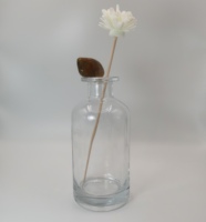 Bouteilles de diffusion en verre plates sérigraphiées avec bouchon en liège et joint en caoutchouc, marque KeruiJia, pour cosmétiques et parfums, faible minimum de commande