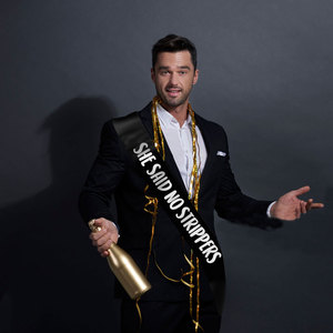 Elle a dit non, pas <span class=keywords><strong>de</strong></span> strip-teaseuses, écharpe <span class=keywords><strong>de</strong></span> marié, nouvelles idées pour enterrement <span class=keywords><strong>de</strong></span> vie <span class=keywords><strong>de</strong></span> garçon, cadeaux en tissu, blagues, faveurs, décorations <span class=keywords><strong>de</strong></span> fête jetables - Product Image 4