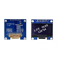 Módulo de Pantalla OLED con Controlador SH1106, Interfaz SPI, 1.3 Pulgadas, 128*64, Blanco/Azul, 3V/5V, 7 Pines