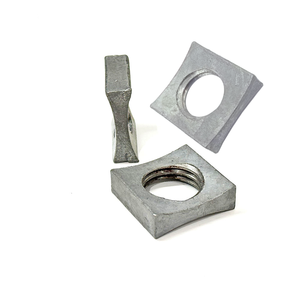 Écrou carré concave de qualité supérieure Quan Pham, galvanisé à chaud, 3/8”, pour boulon de diamètre 7/8” avec filetage 7/8-9-UNC - Product Image 5