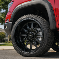 Jantes de camion monobloc forgées 20x12 22x12 22x14 24x12 24x14 26x14 26x16 Noir brillant 6x5.5 6x135 8x180 8x170 8x6.5 5x5.5