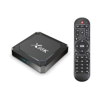 Top venta precio bajo 4K WiFi 6 Android 13 TV Box X98K BT 5,0 2G 4G RAM 16G 32G ROM Set Top Box soporte OEM Logo Firmware
