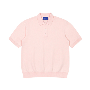 Camisa de Hombre a Rayas con Estampado por Transferencia Térmica, Manga Corta, Tejido de Algodón Piqué, Corte Regular, Cuello con Botones, Estilo Casual para Golf y Tenis - Product Image 3