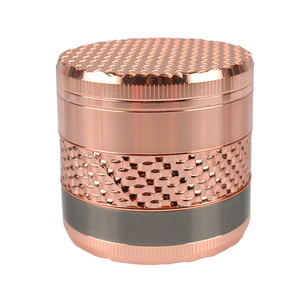 2023 Hot Sale Exquisite Classic Custom Logos Zinc Alloy 60 mm Bulk Unique Shape <b>Herb</b> Grinder for Cheap Price - Product Image 2