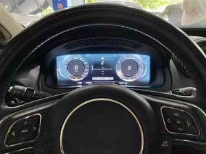 หน้าจอแดชบอร์ดระบบนำทาง GPS ของรถยนต์แอนดรอยด์สำหรับ Jaguar XE xel F-Pace 2015-2020จอแสดงผลควบคุมสภาพอากาศ - Product Image 2