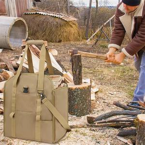 Bolsa para Leñ<span class=keywords><strong>a</strong></span> Resistente y Duradera OEM, Impermeable, de Lona Resistente al Desgaste, para Chimenea Interior y Campamentos al Aire Libre - Product Image 2