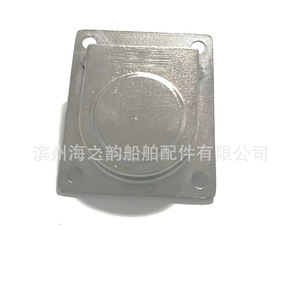 Stainless Steel Square <b>Decking</b> Floor Ring 66x56mm Brushed Waterproof Outdoor Industrial Design - Product Image 4