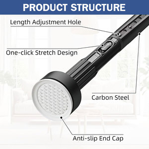 Barra de Tensión de Acero ARODDY de Grado de Exportación, 1.1 Pulgadas de Diámetro, Larga Duración, 1.9-2.6 m, para Cortinas de <span class=keywords><strong>Terraza</strong></span> - Product Image 4