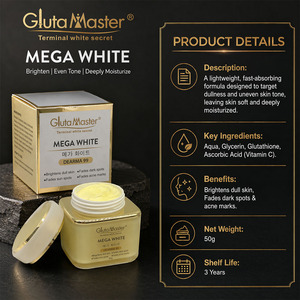Creme Facial Hidratante Gluta Master 50g, Clareia Manchas Escuras, Manchas Solares e Marcas de Acne, Creme Hidratante que Melhora o Tom de Pele Opaca - Product Image 6