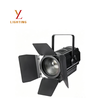 Projecteur LED COB 200W avec zoom électronique 15-55, 3200K 5600K, pleine couleur, DMX512, activé par le son, lumière de scène à intensité variable