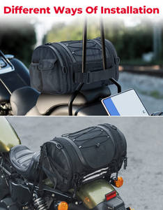 Muestra Gratuita, Bolsa Impermeable para Colgar en Bicicleta o Motocicleta, de Gran Capacidad (40L), para Viajes, Almacenamiento en Seco, Bolsa Trasera para Ciclismo - Product Image 3