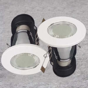 Led trong nhà khung Spotlight Halogen thay thế E27 nhôm refelcletor lõm xuống ánh sáng nhà ở có thể điều chỉnh Chrome - Product Image 3