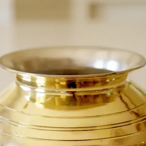 Handi en laiton, style punjabi et rajasthani - Product Image 3