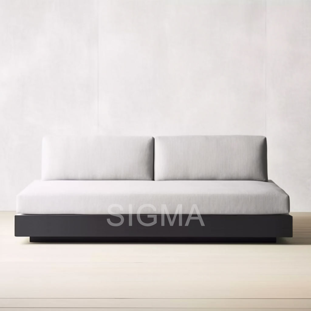 high quality new arrival patio furniture sofa aluminum garden furniture outdoor sofa set