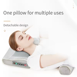 2 In 1 <span class=keywords><strong>Massage</strong></span> kissen 3 Gänge Shiatsu Kneten Halshals <span class=keywords><strong>Massage</strong></span> kissen Jade Beifuß Therapie kissen mit Wärme - Product Image 2