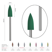 Embouts de perceuse à ongles en silicone et acier inoxydable Evolisse, multi-grains, résistants à la chaleur, haute vitesse, durables, pour manucure et pédicure en salon