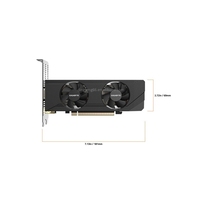 Carte graphique RTX 3050 OC Low Profile PCI Express Gaming 6 Go GDDR6 96 bits 2x ventilateurs WINDFORCE DP GV-N3050OC-6GL