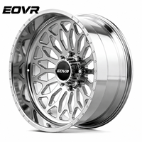 Jantes forgées EVOR, jantes à profil profond simple, polies, 22, 24, 26 pouces, personnalisées pour camionnette