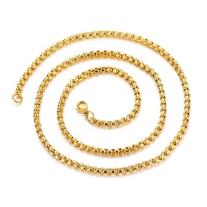 Chaînes à maillons en acier inoxydable 316 pour la fabrication de bijoux, collier en or pour hommes et femmes, fournisseur d'usine - Product Image 4