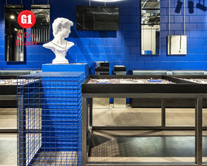 ตู้โชว์เครื่องประดับกระจกหรูหรา ดีไซน์โชว์รูมเครื่องประดับ ตู้โชว์เครื่องประดับสั่งทำพิเศษสำหรับตกแต่งร้านค้าปลีก - Product Image 2