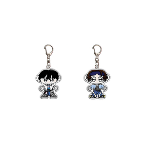 Customized Q Idol <b>Anime</b> Pattern UV Printed Acrylic Double-Sided Key Chain Flash Pendant with Peripheral Gift - Product Image 3